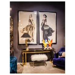 KARE Design Affiche Encadrée Audrey 100x172cm ^ Tableau