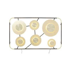 KARE Design Applique Murale Disc 6 ^ Applique Murale