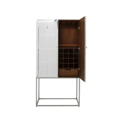KARE Design Armoire Bar Luxury Argent ^ Bar & Tabouret De Bar
