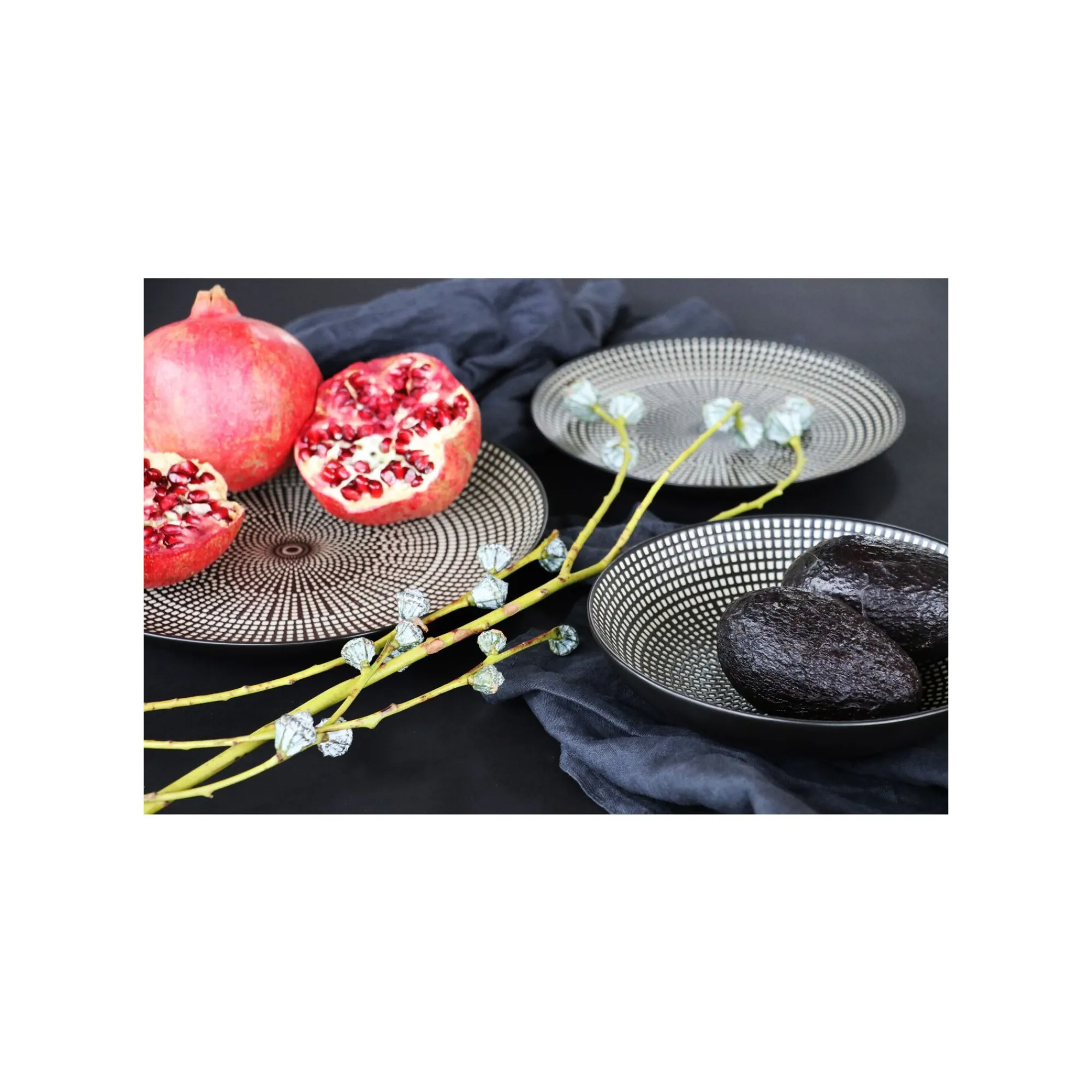 KARE Design Assiettes Creuses Gwayi 20cm Set De 4 ^ Vaisselle