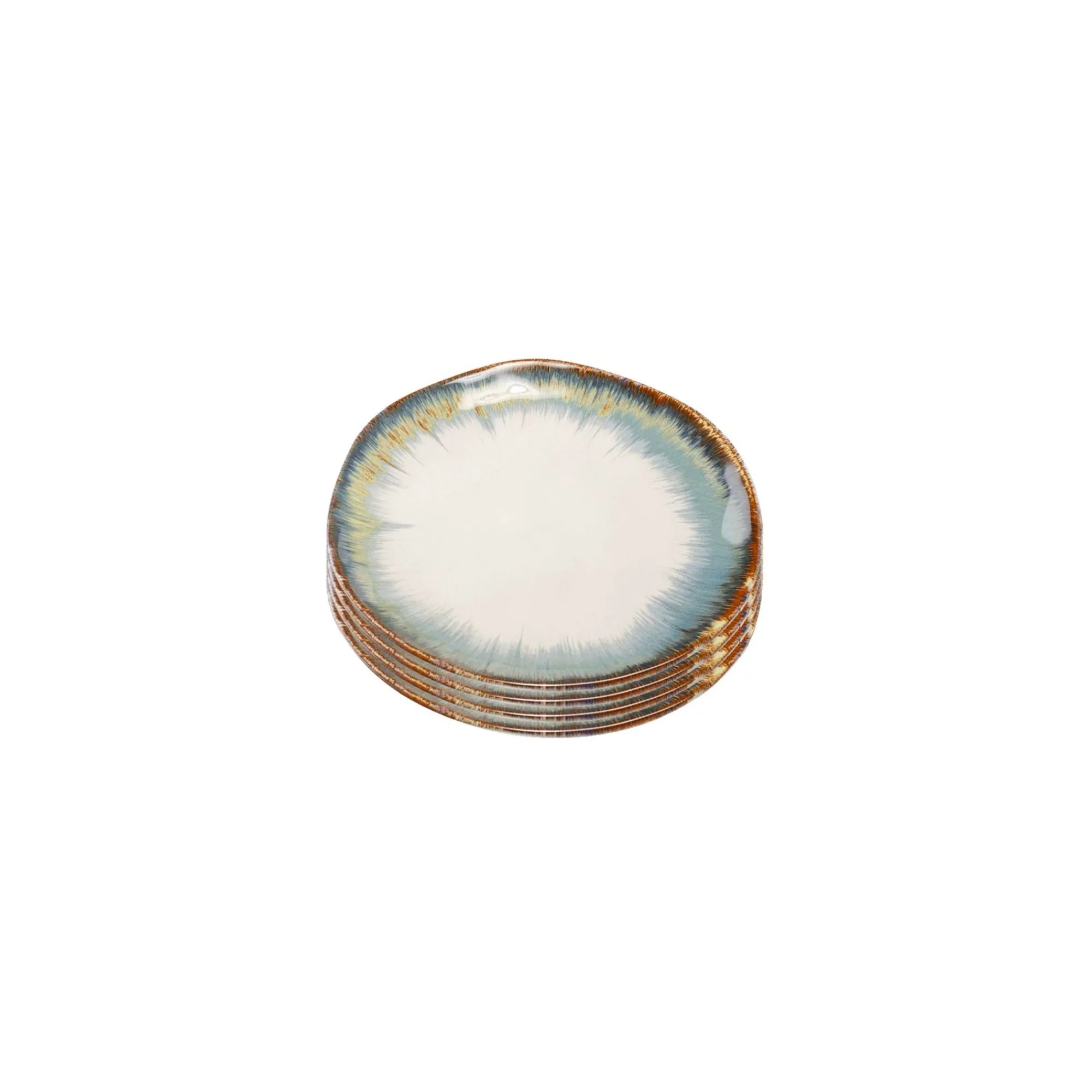 KARE Design Assiettes Organic Bleues 26cm Set De 4 ^ Vaisselle