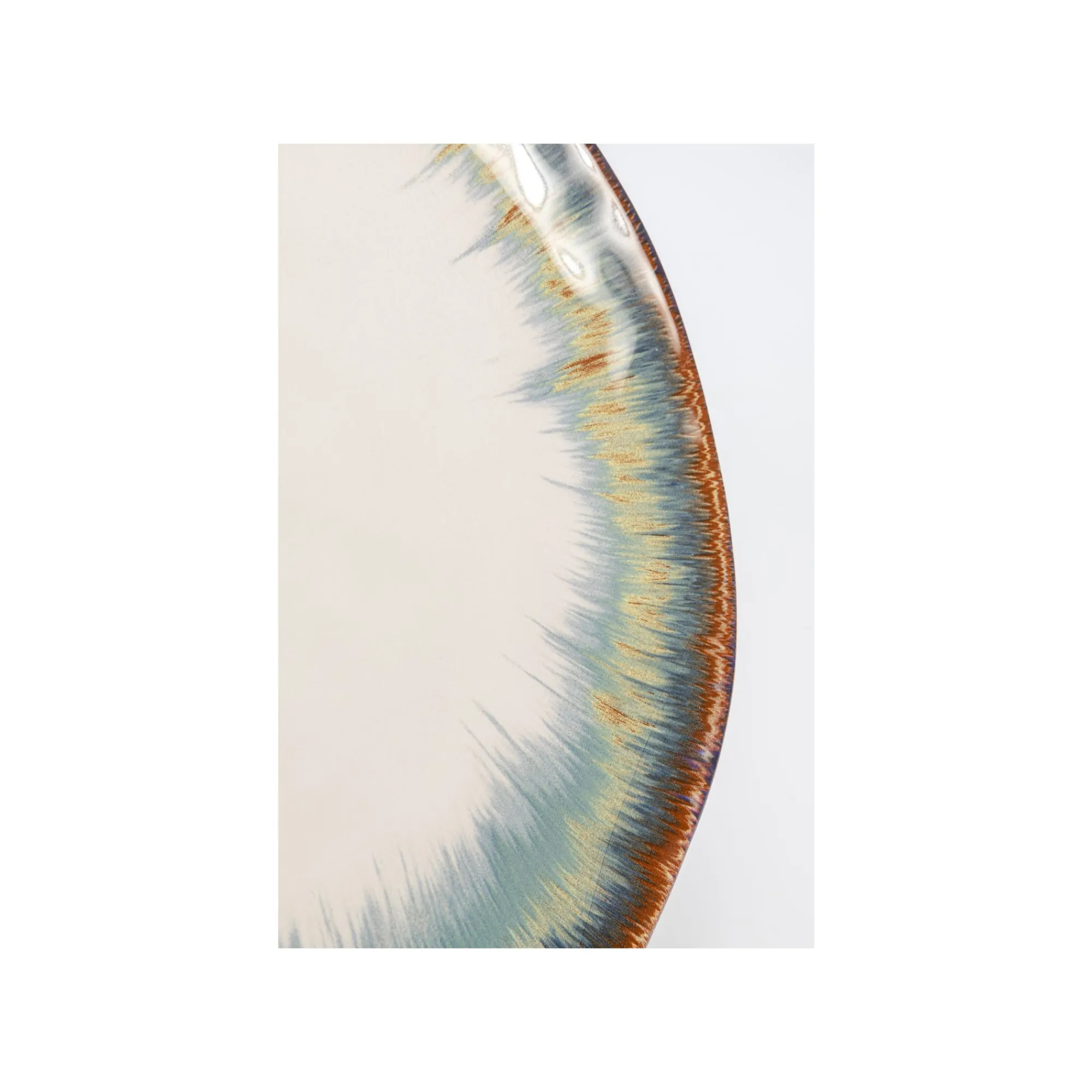 KARE Design Assiettes Organic Bleues 26cm Set De 4 ^ Vaisselle
