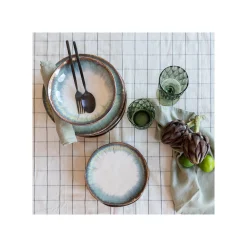 KARE Design Assiettes Organic Bleues 20cm Set De 4 ^ Vaisselle