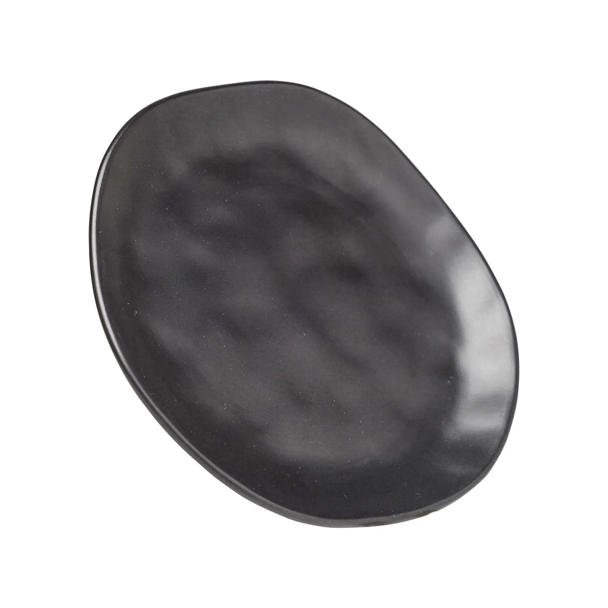 KARE Design Assiettes Organic Noires 20cm Set De 4 ^ Vaisselle
