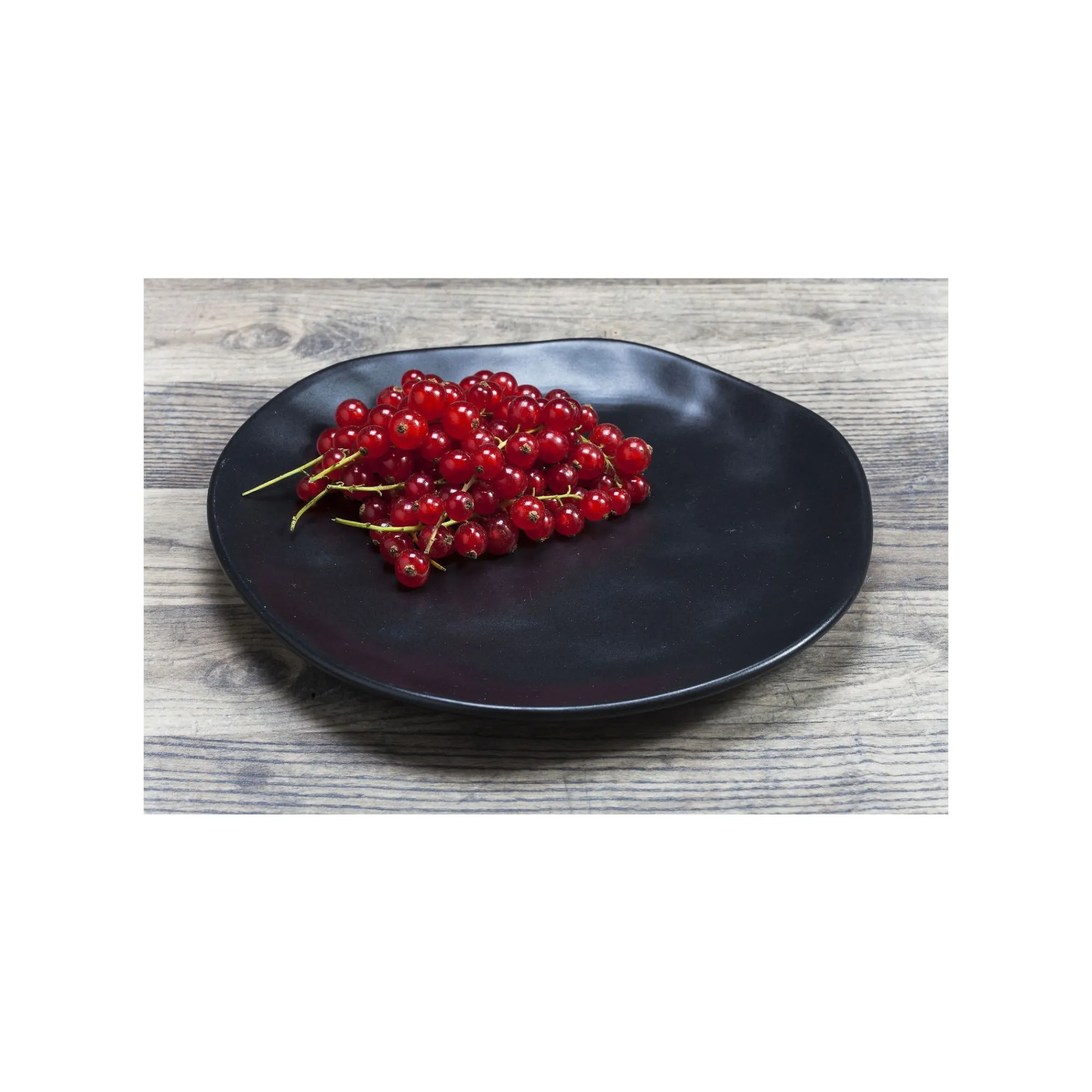 KARE Design Assiettes Organic Noires 20cm Set De 4 ^ Vaisselle