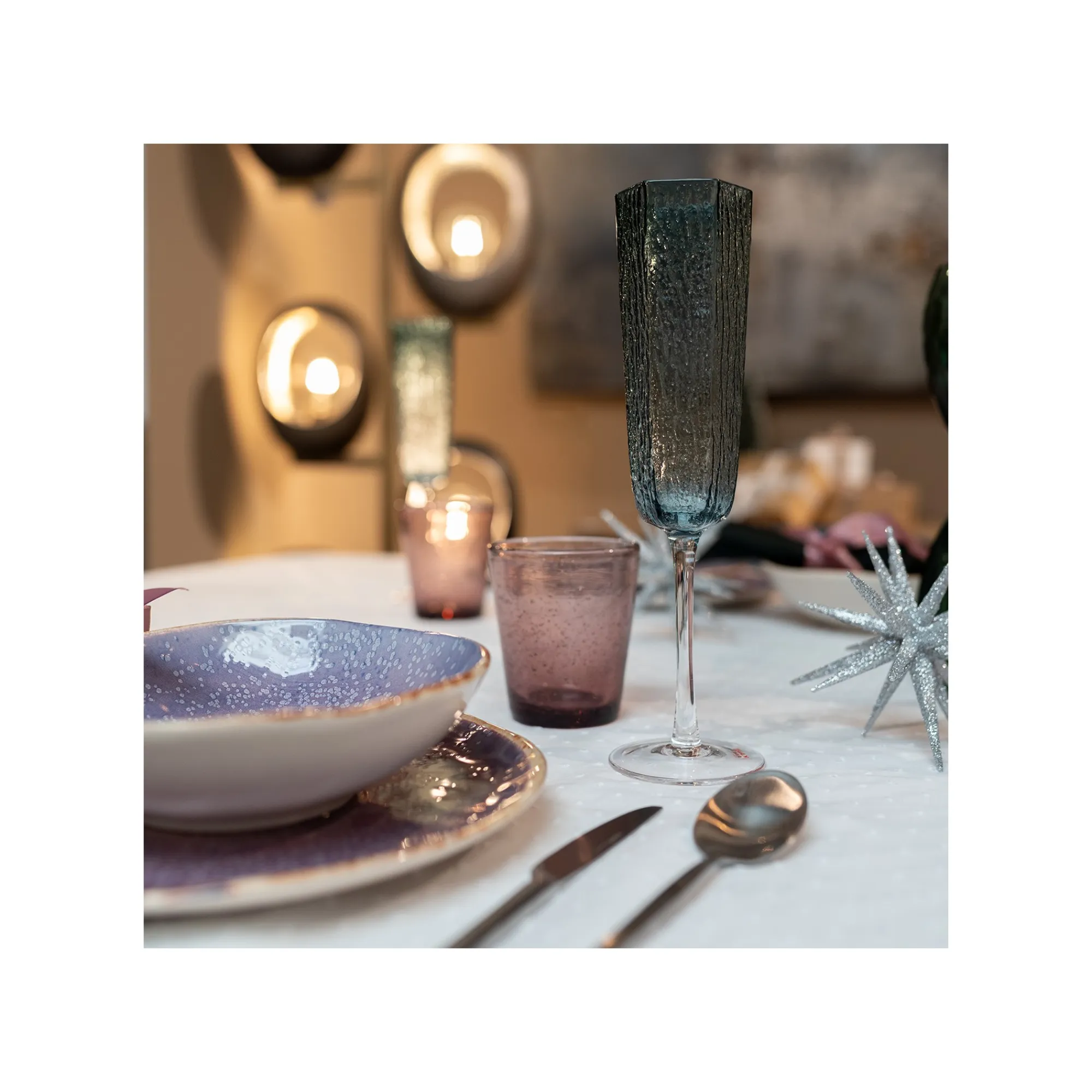 KARE Design Assiettes Shirley Violettes 20cm Set De 4 ^ Vaisselle