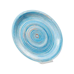 KARE Design Assiettes Swirl Blue 27cm Set De 4 ^ Vaisselle