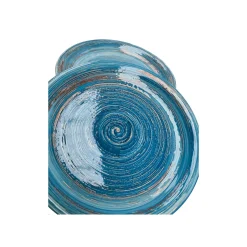 KARE Design Assiettes Swirl Blue 27cm Set De 4 ^ Vaisselle