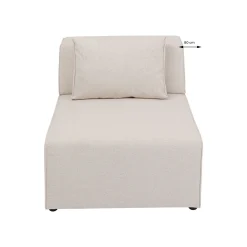 KARE Design Assise Centrale Canapé Infinity Crème ^ Canapé & Banquette