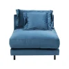 KARE Design Assise Lullaby Velours Bleu Pétrole ^ Canapé & Banquette
