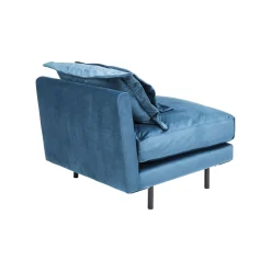 KARE Design Assise Lullaby Velours Bleu Pétrole ^ Canapé & Banquette