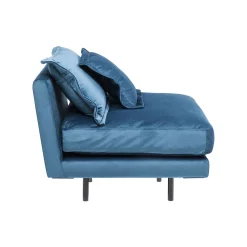 KARE Design Assise Lullaby Velours Bleu Pétrole ^ Canapé & Banquette