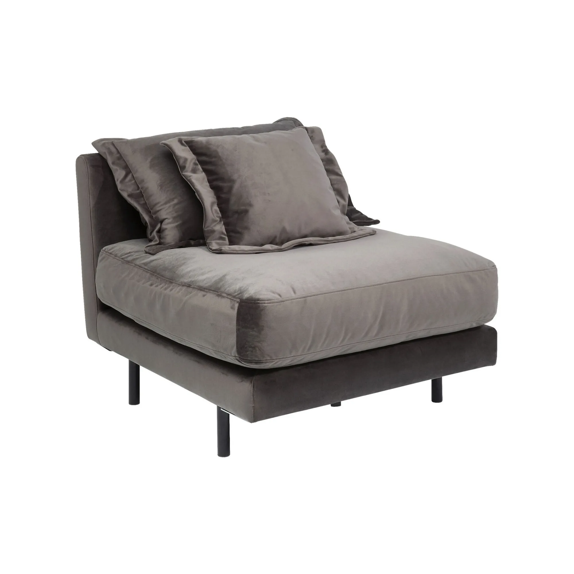 KARE Design Assise Lullaby Velours Taupe ^ Canapé & Banquette