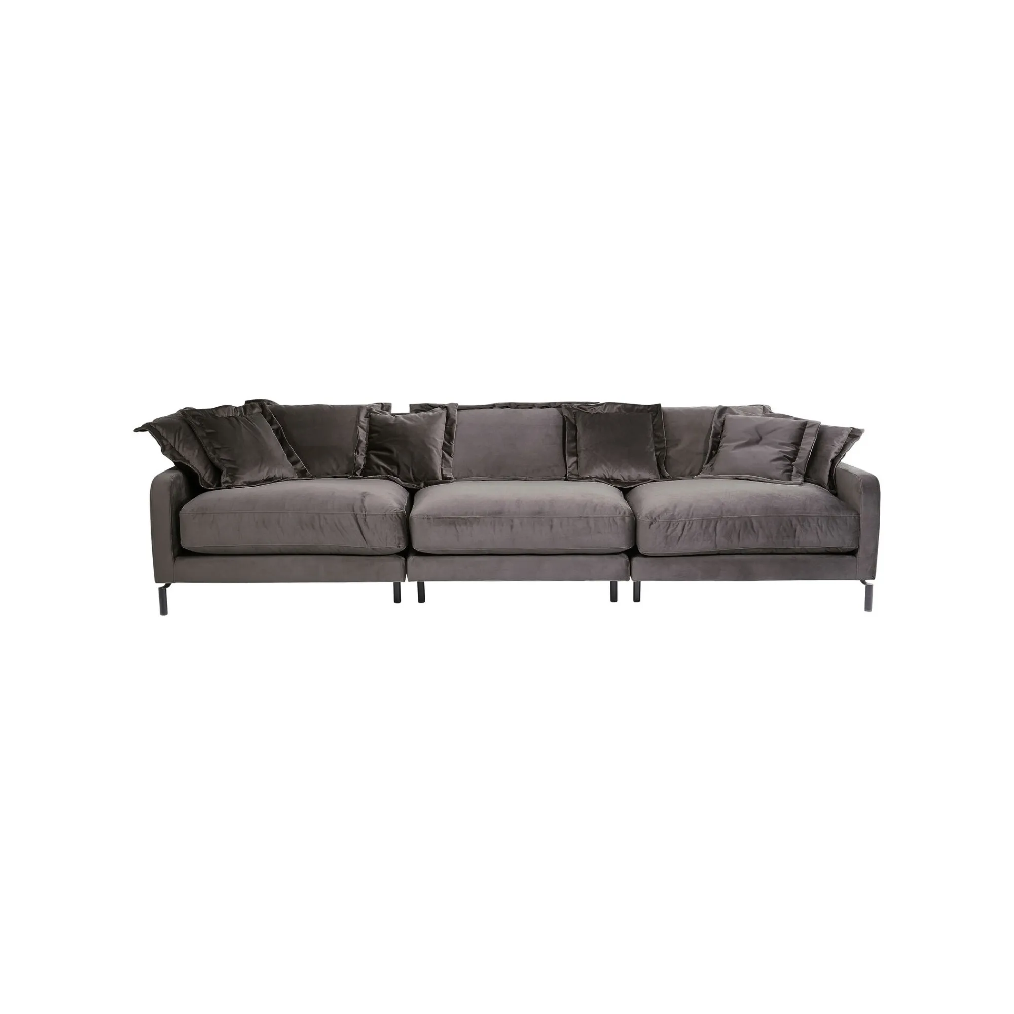 KARE Design Assise Lullaby Velours Taupe ^ Canapé & Banquette