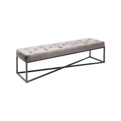 KARE Design Banc Crossover Gris Et Noir 150x40cm ^ Banc