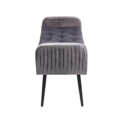 KARE Design Banc Lofty Gris Et Noir ^ Banc