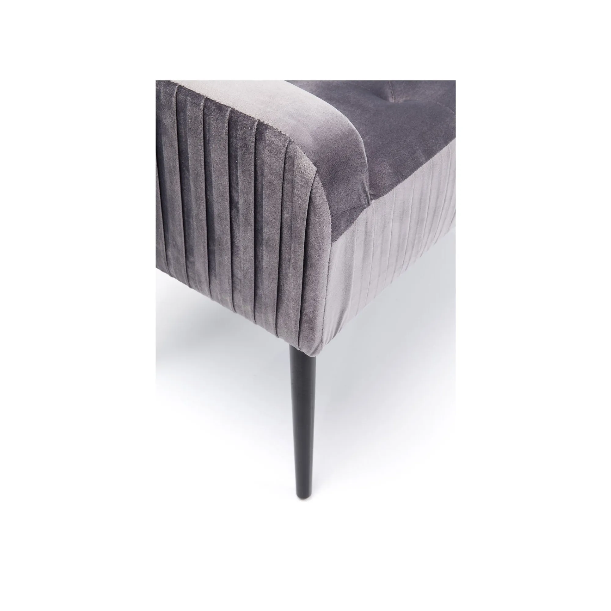 KARE Design Banc Lofty Gris Et Noir ^ Banc