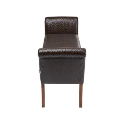 KARE Design Banc Motley ZigZag Marron ^ Banc