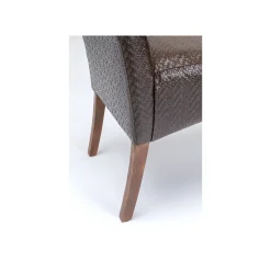 KARE Design Banc Motley ZigZag Marron ^ Banc
