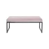 KARE Design Banc Smart 90x40cm Noir Et Rose ^ Banc