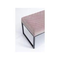 KARE Design Banc Smart 90x40cm Noir Et Rose ^ Banc