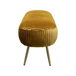 KARE Design Banc Suri Velours Ocre ^ Banc
