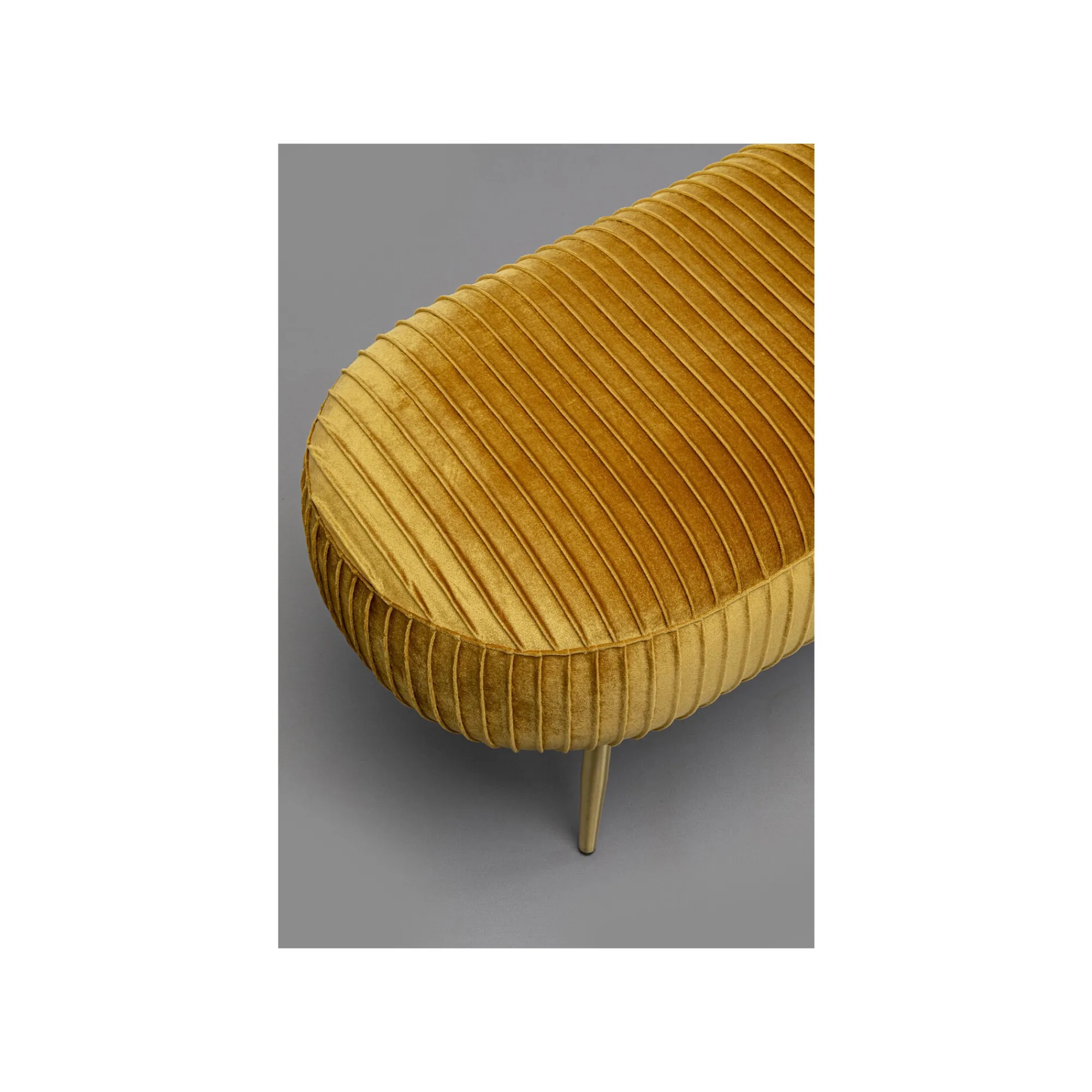 KARE Design Banc Suri Velours Ocre ^ Banc
