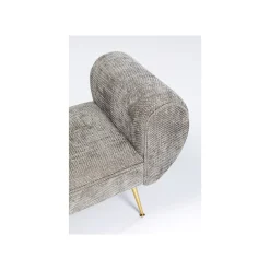 KARE Design Banc Trono Velours Gris ^ Banc