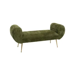 KARE Design Banc Trono Velours Vert ^ Banc