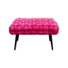 KARE Design Banc Weave Velours Rose ^ Banc