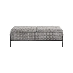 KARE Design Banc-coffre Iceland 120x40cm Blanc Et Noir ^ Coffre & Malle|Banc