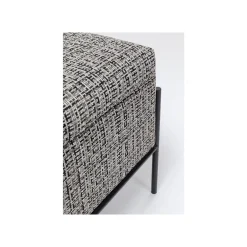 KARE Design Banc-coffre Iceland 120x40cm Blanc Et Noir ^ Coffre & Malle|Banc