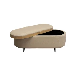 KARE Design Banc-coffre Venezia Crème ^ Coffre & Malle|Banc