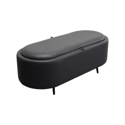 KARE Design Banc-coffre Venezia Noir ^ Coffre & Malle|Banc