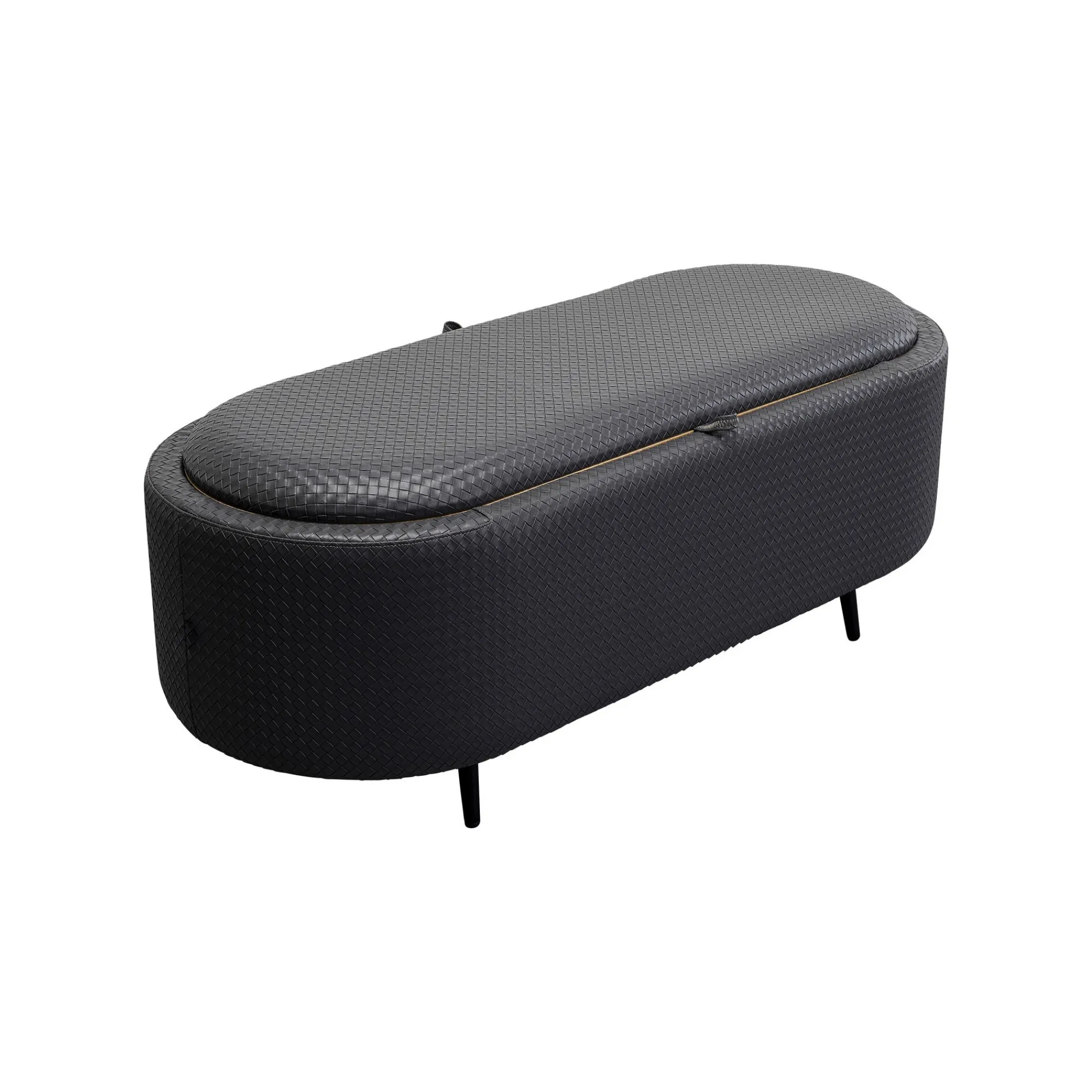 KARE Design Banc-coffre Venezia Noir ^ Coffre & Malle|Banc