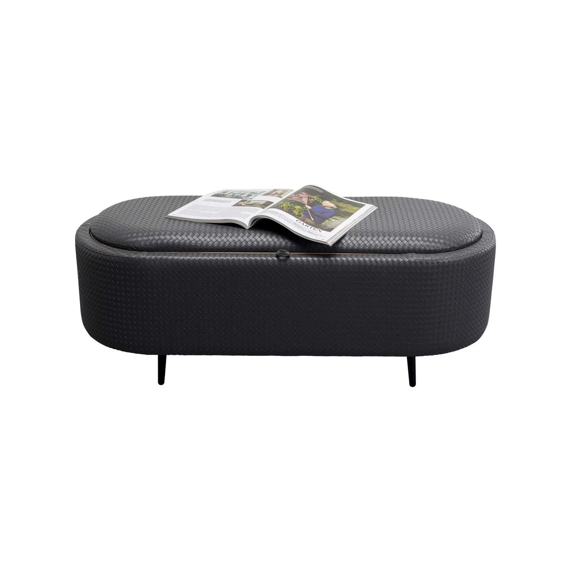 KARE Design Banc-coffre Venezia Noir ^ Coffre & Malle|Banc