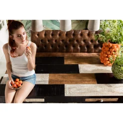 KARE Design Banquette Econo Buttons Vintage ^ Canapé & Banquette
