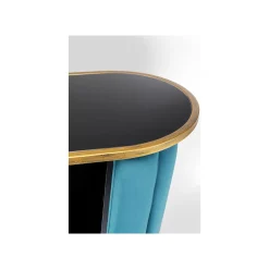 KARE Design Bar After Work Velours Bleu ^ Bar & Tabouret De Bar