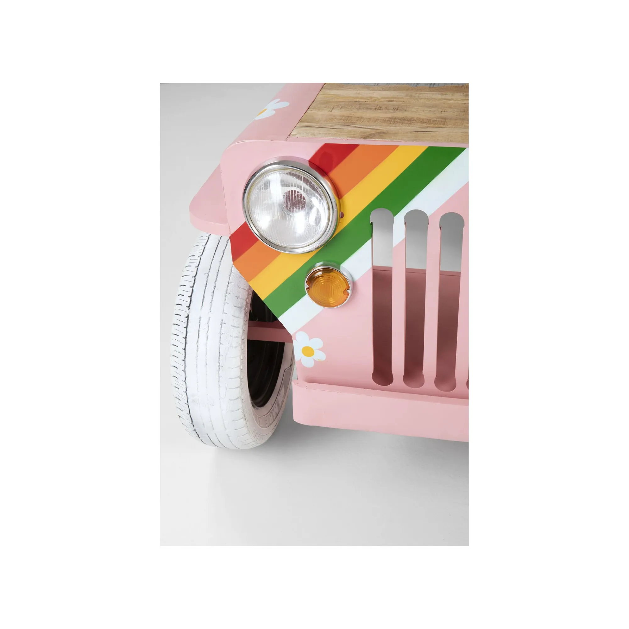 KARE Design Bar Flower Power Voiture Rose ^ Bar & Tabouret De Bar