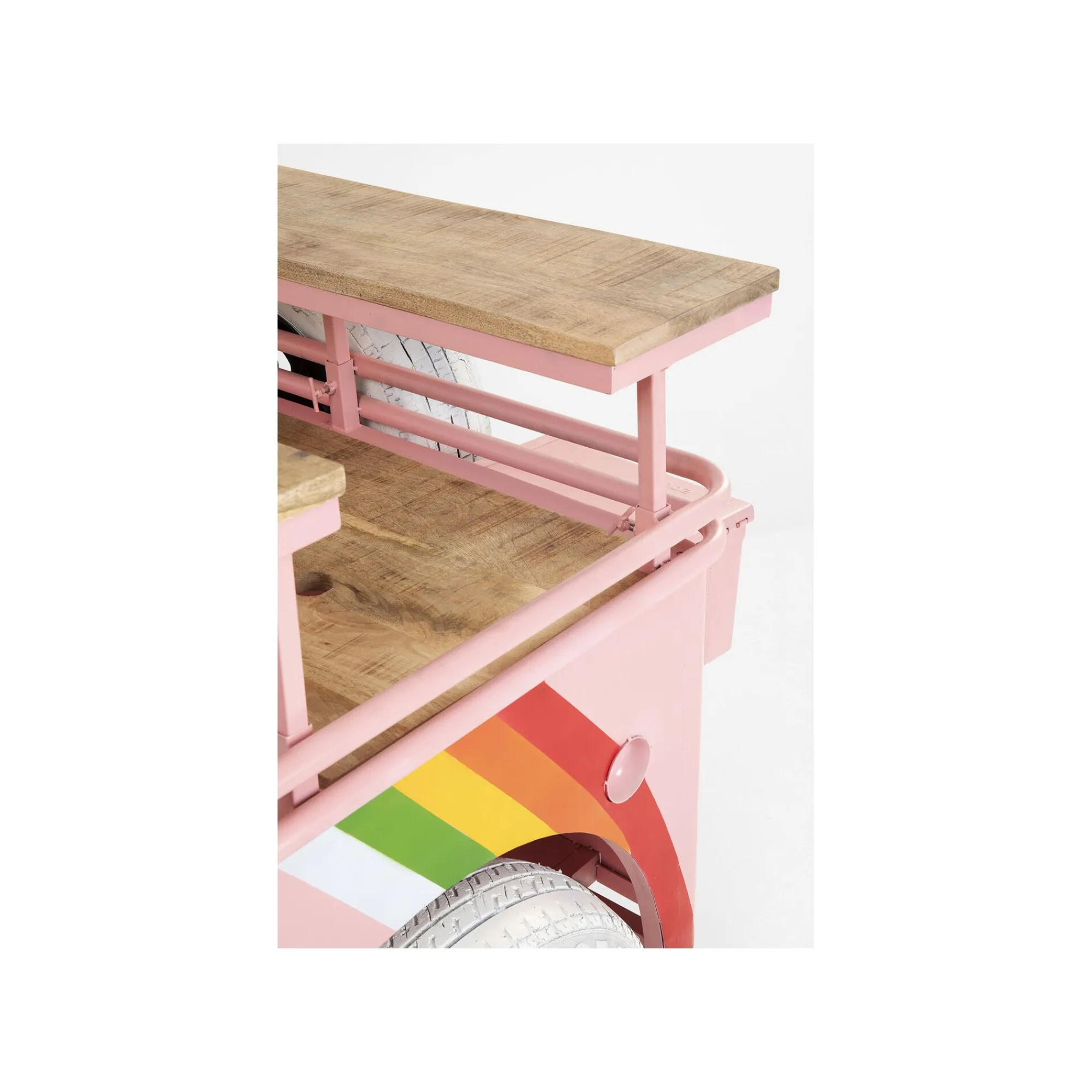 KARE Design Bar Flower Power Voiture Rose ^ Bar & Tabouret De Bar
