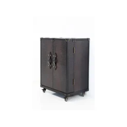 KARE Design Bar-coffre Globetrotter Croco 66cm ^ Coffre & Malle|Bar & Tabouret De Bar