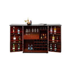 KARE Design Bar-coffre Globetrotter Croco 114cm ^ Coffre & Malle|Bar & Tabouret De Bar