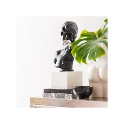 KARE Design Bols Organic Noirs 15cm Set De 4 ^ Vaisselle