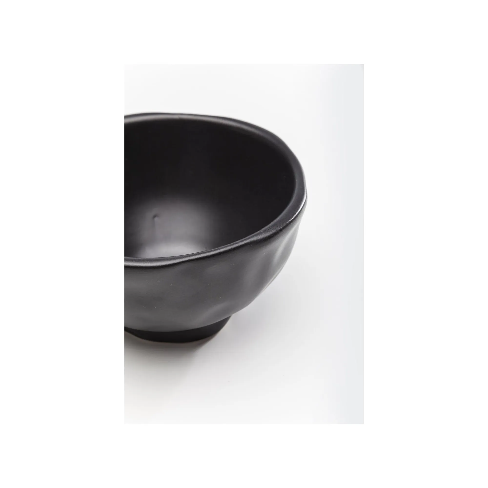 KARE Design Bols Organic Noirs 15cm Set De 4 ^ Vaisselle