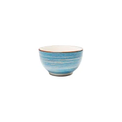 KARE Design Bols Swirl Blue 14cm Set De 4 ^ Vaisselle