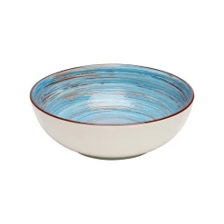 KARE Design Bols Swirl Blue 22cm Set De 4 ^ Vaisselle