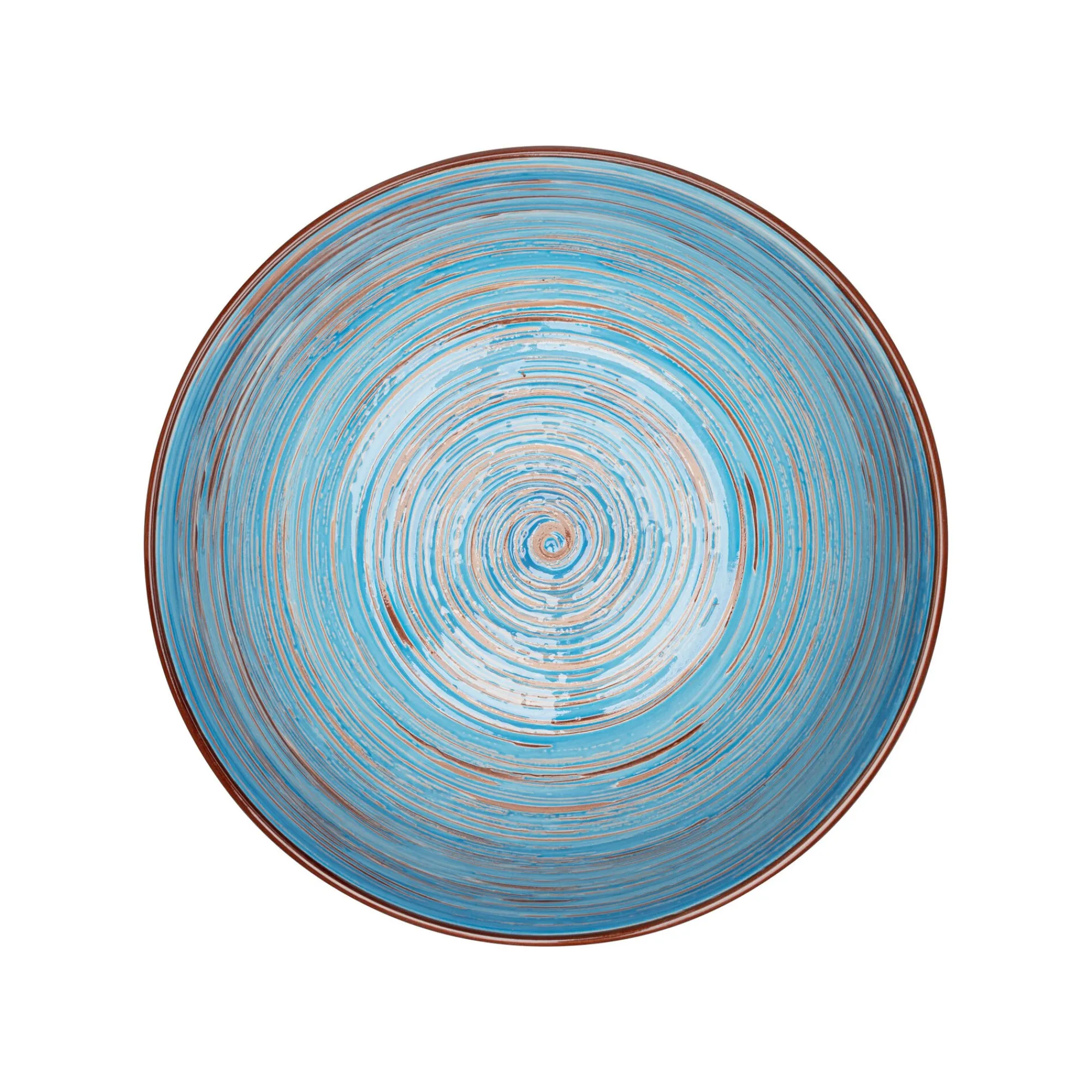 KARE Design Bols Swirl Blue 22cm Set De 4 ^ Vaisselle