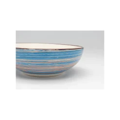 KARE Design Bols Swirl Blue 18cm Set De 4 ^ Vaisselle