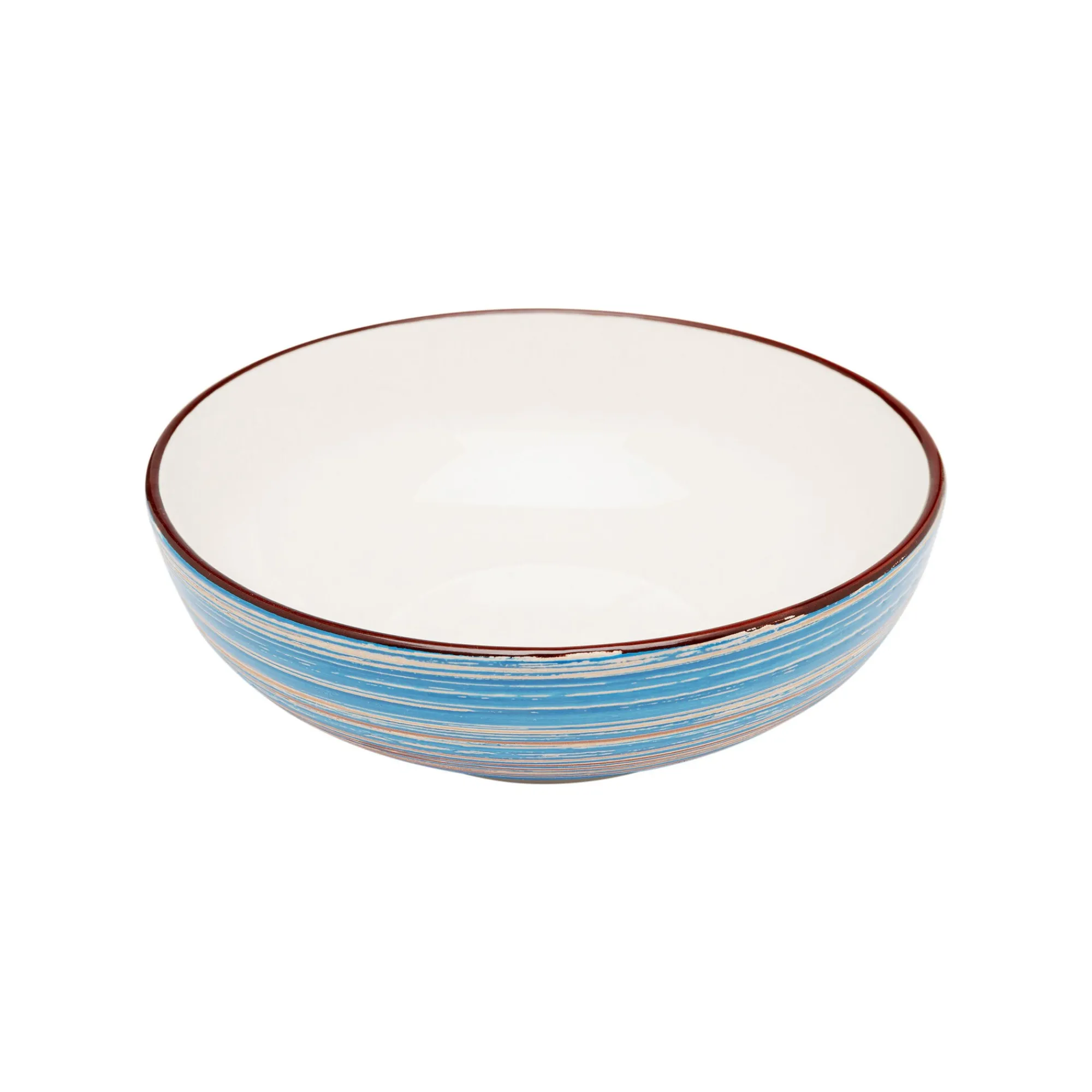 KARE Design Bols Swirl Blue 18cm Set De 4 ^ Vaisselle