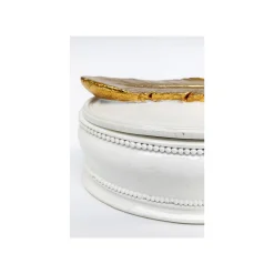 KARE Design Boîte Ava Blanche Plume Dorée ^ Boîte